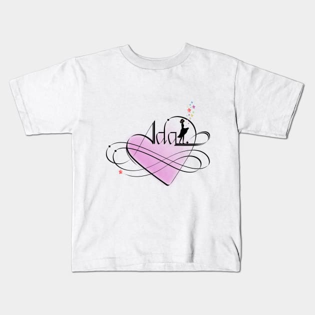 Ada - female name Kids T-Shirt by AhMath